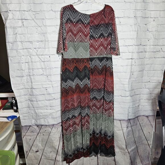 NWT London Times Size 18W Womens Maxi Dress Plus Size - Picture 3 of 13
